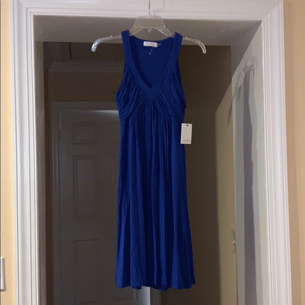 Ladies Calvin Klein dress..10..blue..NWT